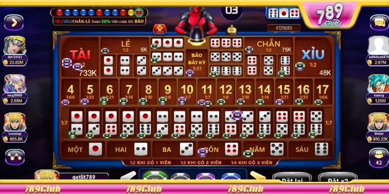 Chơi vui thắng lớn cùng Sicbo 789Club