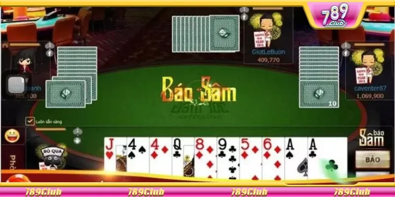 Chơi game bài Sâm 789Club nhận thưởng siêu khủng