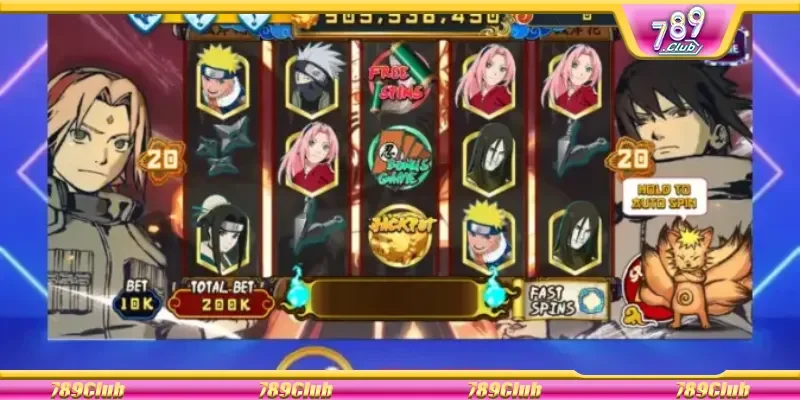 Trải nghiệm nổ hũ Naruto 789Club cùng nhân vật cực xịn